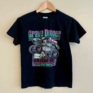 Vintage Grave Digger T-Shirt - Monster Trucks - Size S